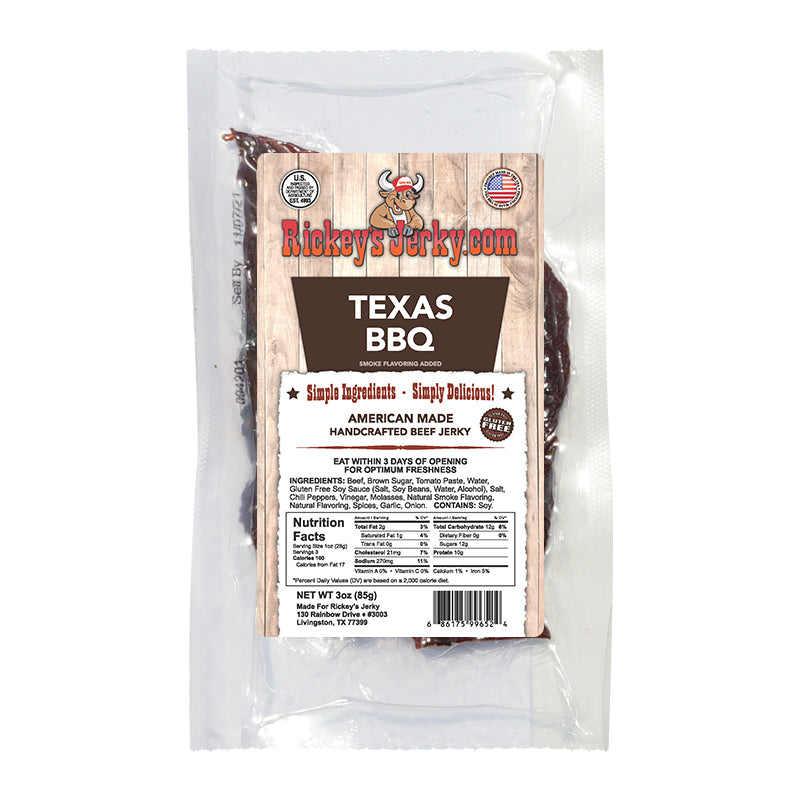 Rickey's Jerky: Texas BBQ - Case