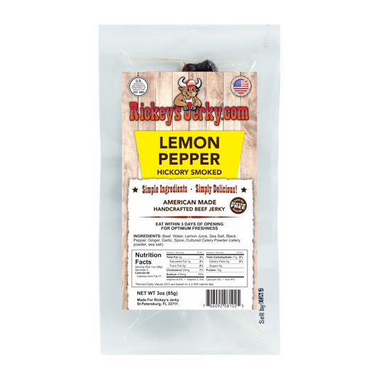 Rickey's Jerky: Lemon Pepper - Case